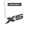 Suitable for BMW X1 X2 X3 X4 X5 X6 X7 F49 U12 F39 G08 G18 F15 F25 F26 G01 G02 G05 G06 G07  and Tail Letters Silver Black