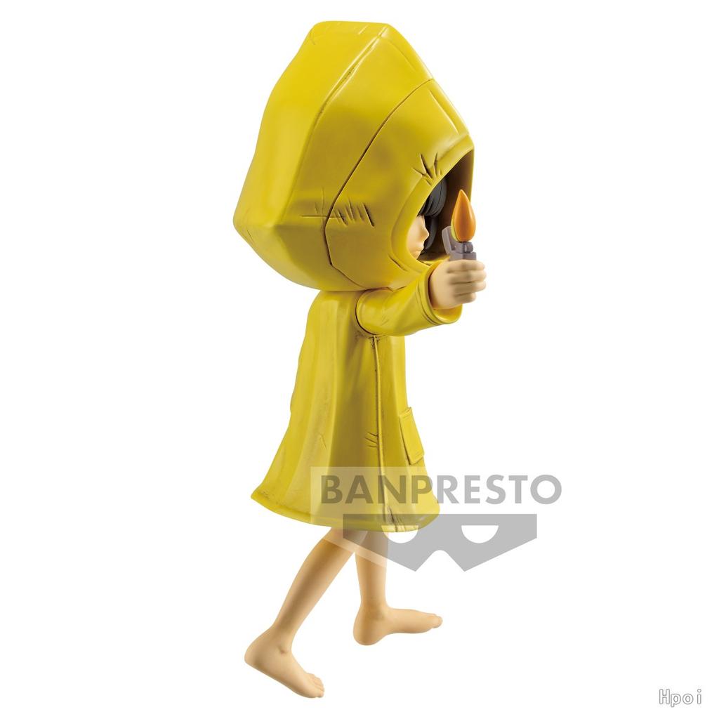 17CM Anime Gam Little Nightmares Six Figure Yellow Raincoat Dress Up Model mono Toy Doll Standing Position Aciton Figure PVC