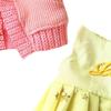 17cm Doll Dress Cute Clothing with Hair Accessory Knitting Sweater Scene Photo Prop