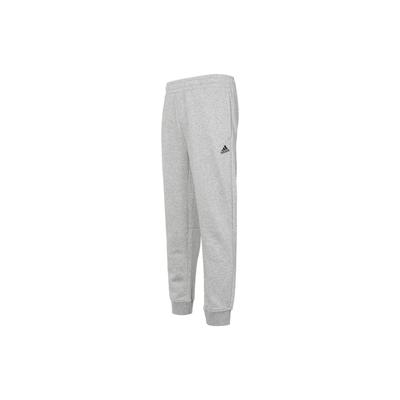 Label Print Joggers With Cuff, Breathable And Loose-Fit Men Bottoms Light-Grey IB2727