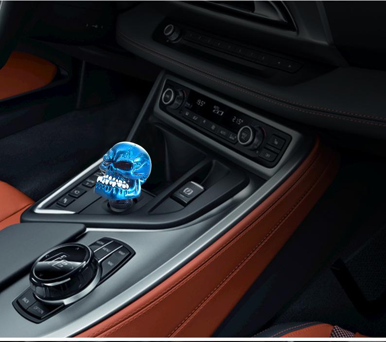 Universal Big Tooth Skull Resin Gear Shift Knob