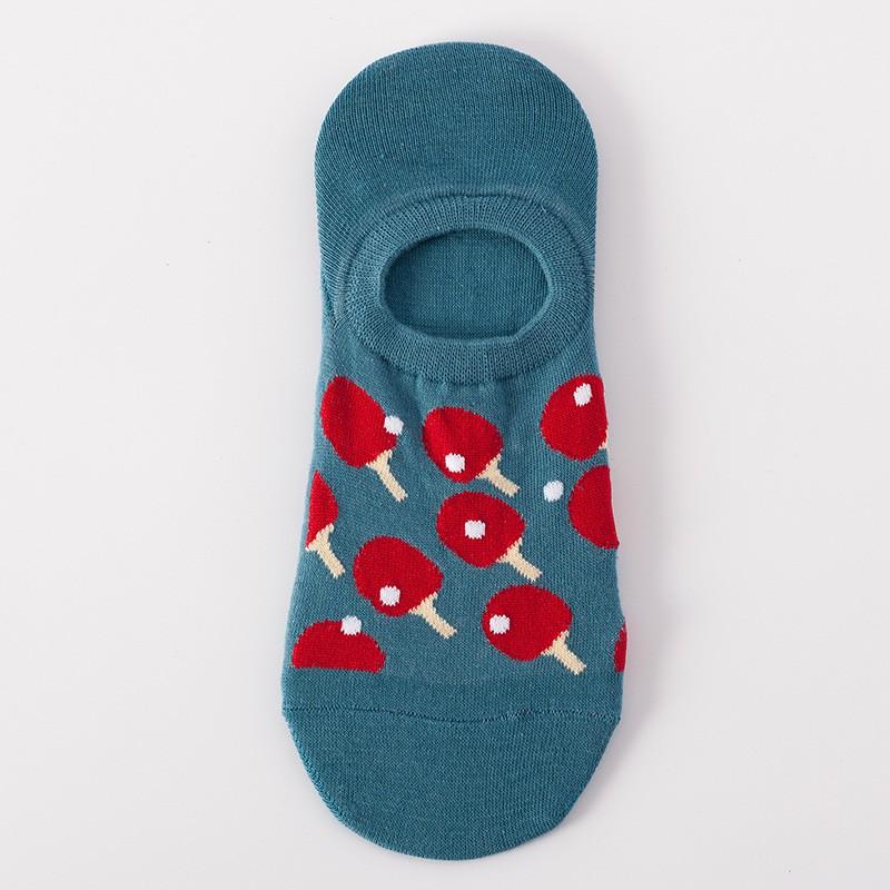 Womens Invisible Low-Cut Cotton Socks Non-Slip Ankle Breathable Casual Short Daily Wear