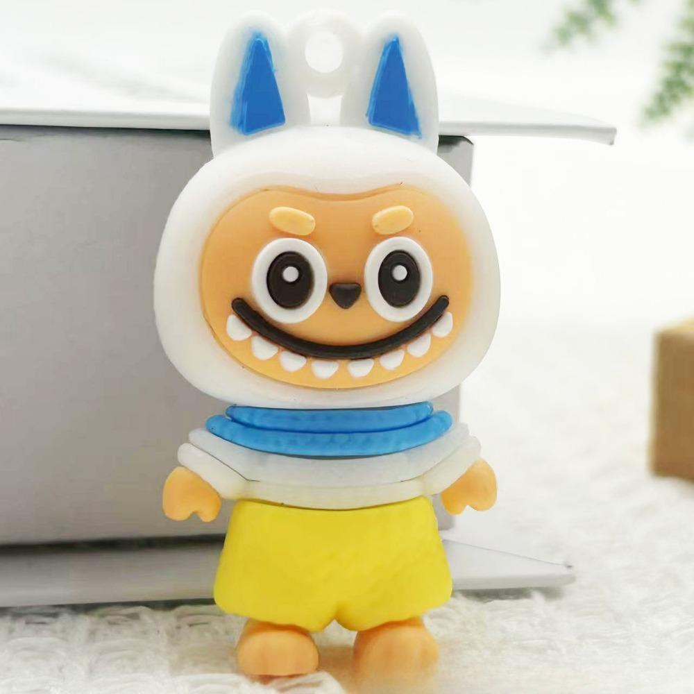 Cartoon Keychain Cute Three-dimensional Doll Pendant Car Key Chain Exquisite Accessories