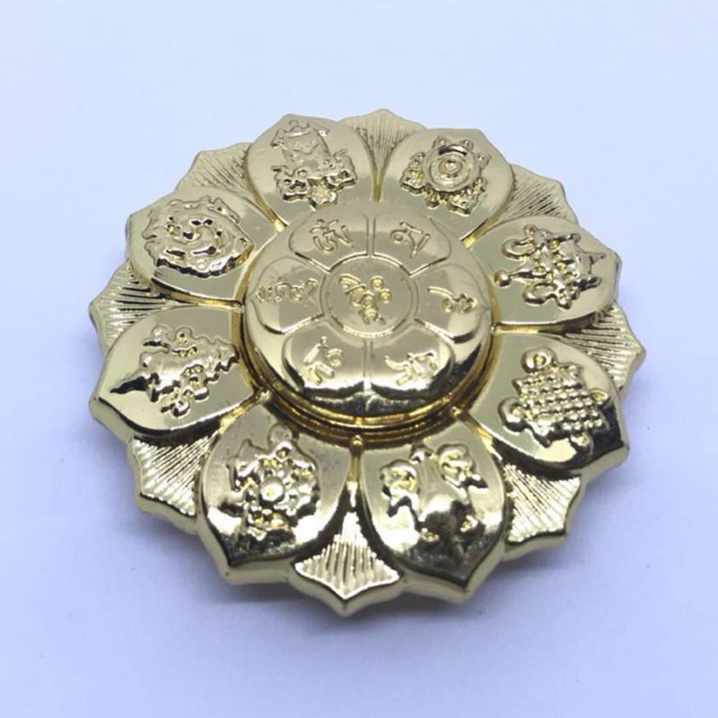 Top Fingertip spinning top Buddha eye lotus wheel finger spinning top