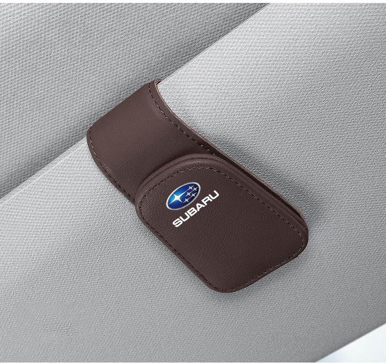 Subaru Car Interior Sun Visor Eyeglasses Holder Sunglasse Clip For Crosstrek XV Forester BRZ Outback Smart Legacy Impreza Levorg gdu8