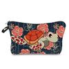 Trendy Print Large Capacity Clutch Bag Portable Fashion Appearance Zipper Cosmetic Bag