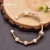 Glseevo Wickelarmbänder mit natürlichem Süßwasser-Perlen-Charme, für Frauen, Verlobung, handgefertigt, klassischer Luxus, edler Schmuck