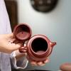 Chinese Yixing Purple Clay Teapot Xishi Tea Pot Household Handmade Kettle Chinese Tea Ceremony Drink Set Dahongpao Tea Set