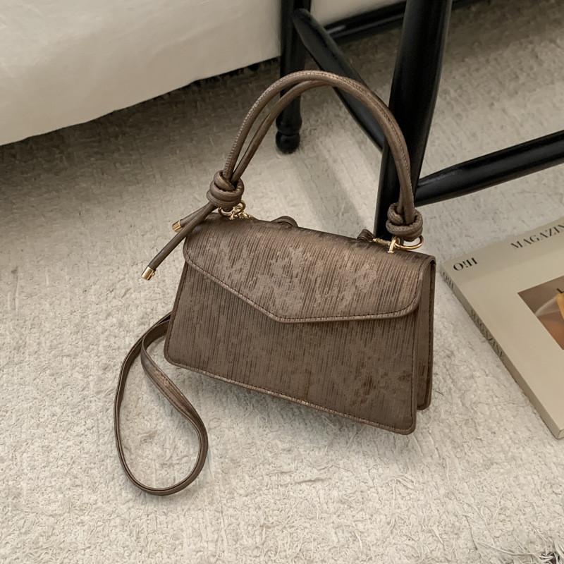 Retro Street Style Pu Small Crossbody Bag With Top Flap Closure For Fall And Winter
