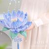 Chinese Festival DIY Decoration Set Traditional Flower Lamp Craft Supplies With Sticks For Home Parties