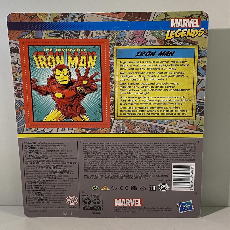 Iron Man Der Unbesiegbare Marvel Legends Kenner Hasbro F2656