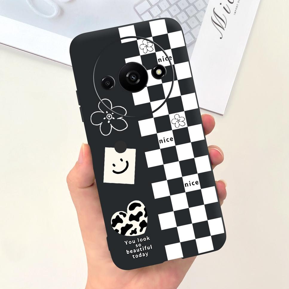 Fashion Design For Xiaomi Redmi A3 4G Case  Butterfly Cute Cat Soft Silicone Back Cover For Redmi A3 A 3 6.71" Bumper Phone Case