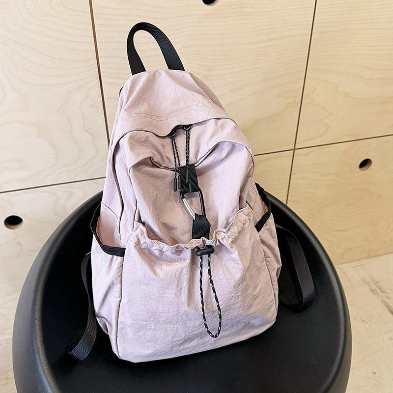 Tooxika Ins Niche Design Backpack Student Class Bag Portable Backpack Commuting Versatile Travel Bag