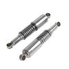 Chrome 350mm Motorcycle Rear Shock Absorber Kit for Yamaha & Honda, CNC Aluminum Suspension Spring Replacement