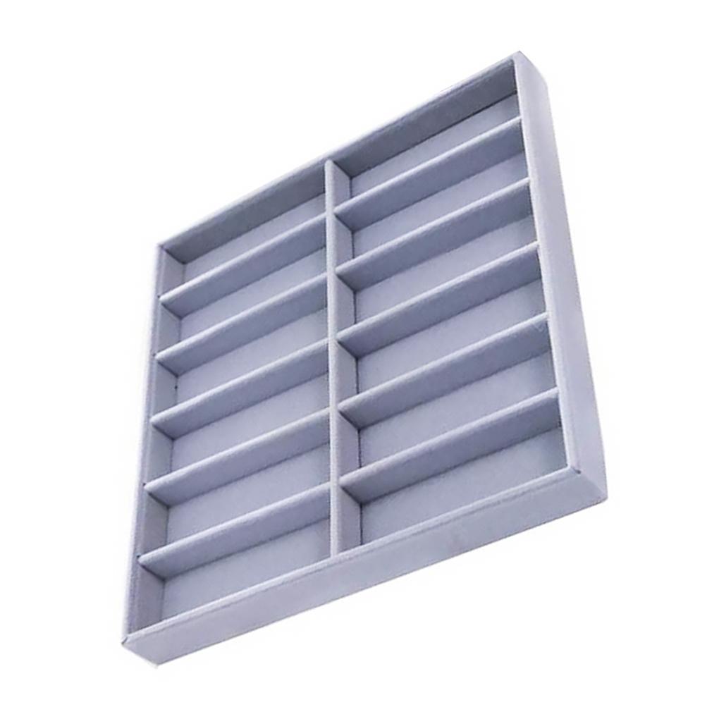 Universal Jewellery Display Holder Eyeglasses Organizer Tray Sunglasses Velvet Liner Case for Household Wardrobe Shop