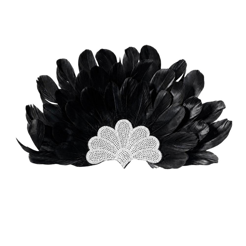 Brazilian Carnival Feather Headpiece Stage Performance Feather Headdress  Hawaiian Party Accessory