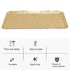 Hammered Tray Exquisite Odorless Stainless Steel Serving Tray for Living Room Bedroom Kitchen Bathroom 19.5x9.5cm Gold Tray