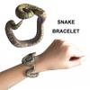 7Pieces Toy Snake Bracelet PVC Simulation Snake Wrist Band Fake Snake Wristband Prank Toys Scary Mischievous Toys Party Supplies Realistic Snake Brac