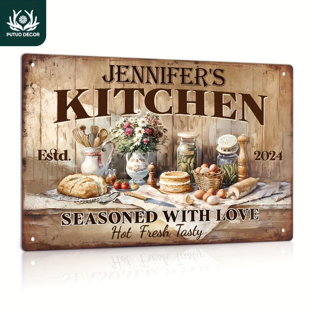 Vintage Metal Tin Sign Retro Decor For Home Kitchen Bar Man Cave
