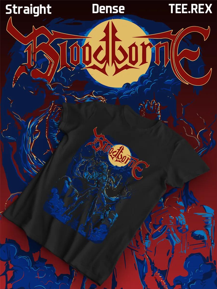 

Футболка с принтом Bloodborne XL