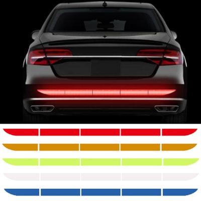 2 ks Reflexní velké pruhy Samolepky na auto Zadní nárazník na zadní nárazník Výstražné lišty na zadní straně Vodotěsné Dekorativní výstražné proužky proti kolizi