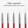 5 Pcs 5/8/11/13/15mm Painting Nails Art Brush Set Nails Art Liner Brushes Nail Dotting Drawing Tool for Thin Details