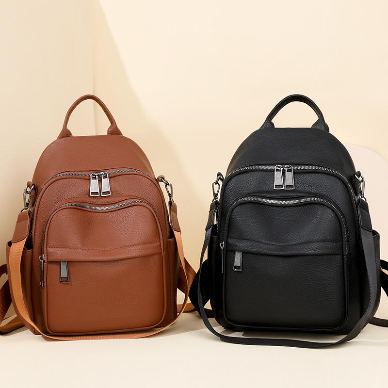 New Trend Backpack Simple Backpack Women's Fashion Versatile Leisure Travel Bag