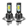 2 Stück Auto H7 Scheinwerfer 6000K/80W Auto LED Scheinwerfer H7 Motorradlicht CSP 3570 80W Auto Nebelscheinwerfer Aluminiumlegierung Auto Zubehör