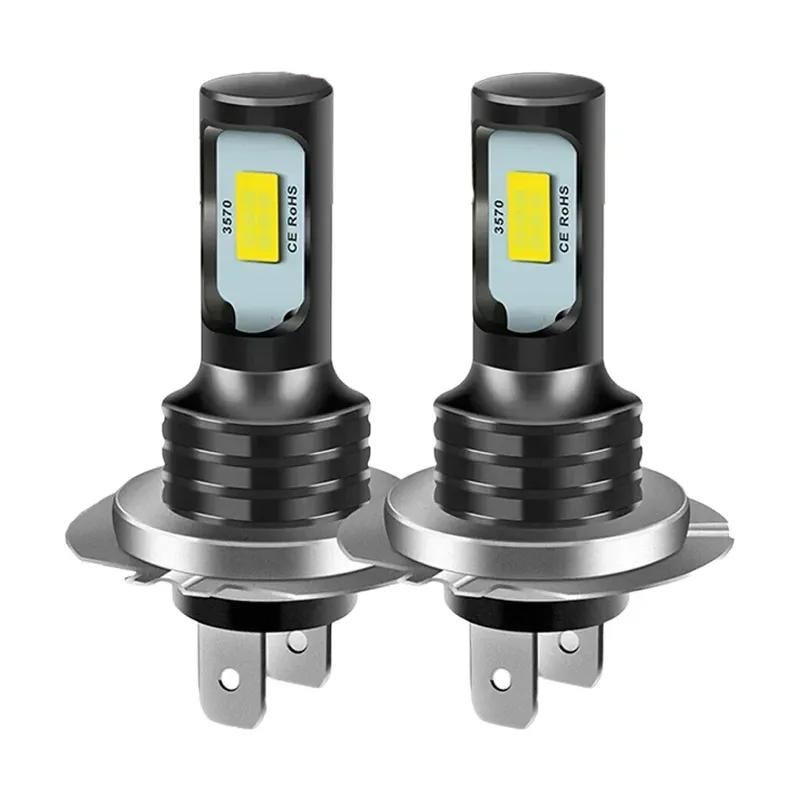 2 Stück Auto H7 Scheinwerfer 6000K/80W Auto LED Scheinwerfer H7 Motorradlicht CSP 3570 80W Auto Nebelscheinwerfer Aluminiumlegierung Auto Zubehör