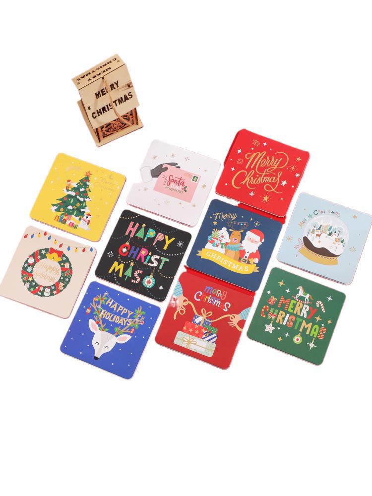 3D Christmas Music Greeting Card - Mini Cartoon Design for Children