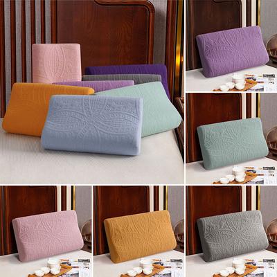 Waterproof Protector Quilted Pillow Case Latex Pillowcase Contour Memory Foam Rebound Pillow Cover