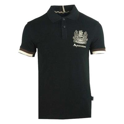 Aquascutum Mens Aldis Crest Logo Polo Shirt