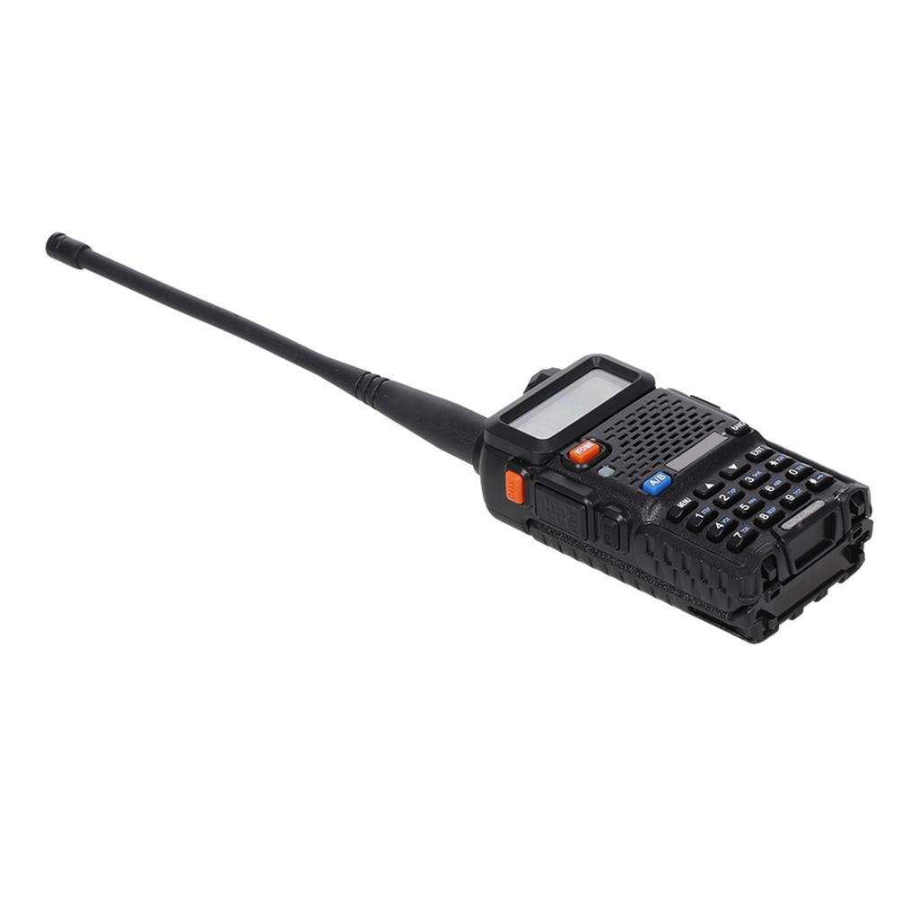 BAOFENG BF UV5R FM Transceiver Dual Band Handheld Transceiver 128CH Amateur Portable Radio Long Standby Black AU Plug