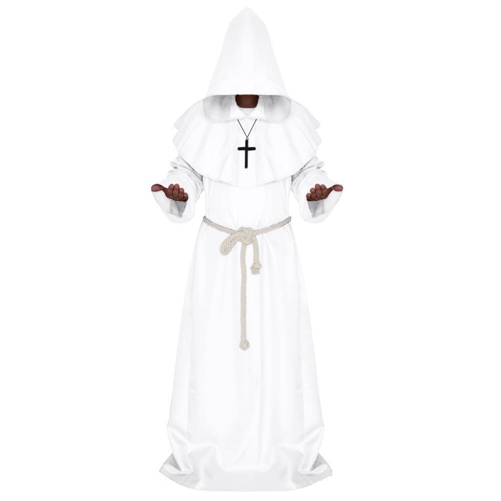 

Женский и мужской винтажный готический бандажный плащ с капюшоном, накидка, наборы для косплея, верхняя одежда в стиле панк XL