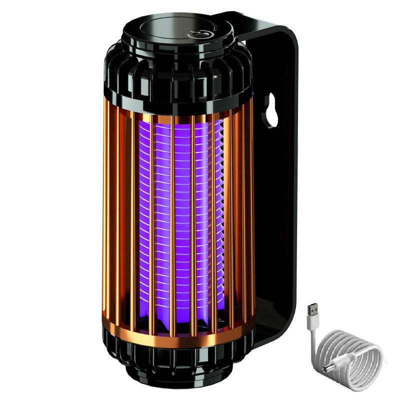 Elegant White Mosquito Killer Lamp Usb Rechargeable Portable Home Dorm Use