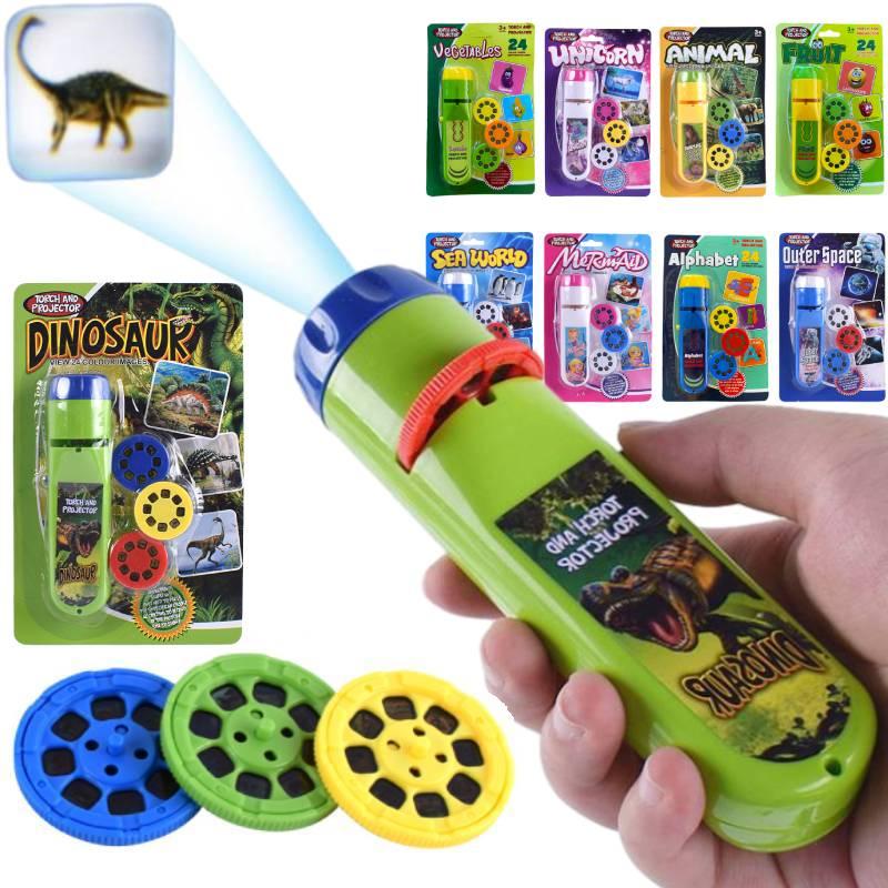 Children's Led Projection Toy With Dinosaur Style Develop Visual And Intellectual Skills