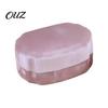 Portable Travel Jewelry Case Velvet Mini Ring Box, Multi Slots Soft Inner Organizer, Small Organizer for Earrings Oval Shape Storage Wedding Proposal