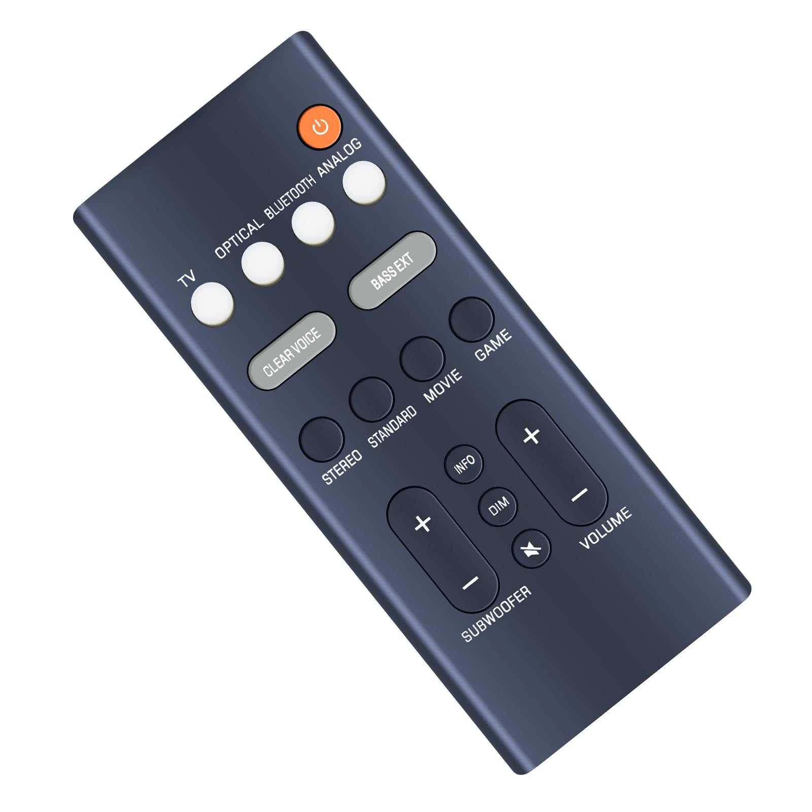 

CLVIZCXOM VDQ7610 for YAMAHA Soundbar Remote Control Compatible with SR-C20A