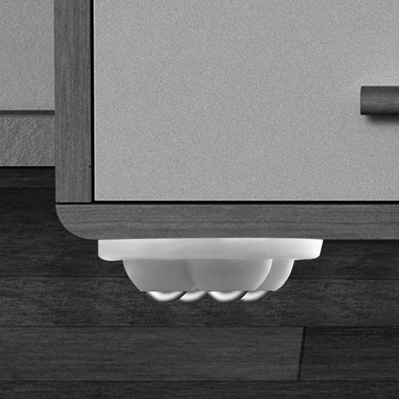 4 buc roți universale cu bilă mută tip autoadeziv 4 margele Rotile pentru mobilă Roți din oțel inoxidabil Rotire la 360°