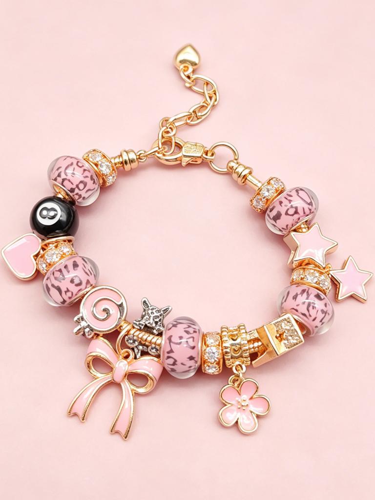 Fashion Multi-Element Rhinestone Beaded DIY Bracelet Jewelry