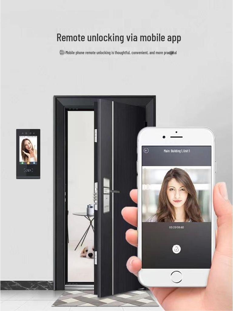 Face Recognition Video Doorbell System for Home and Villa Security