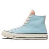 1970s Chuck Taylor All Star Comfortable and Versatile High-Top Espadrilles Unisex 'Blue Green'