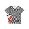 Hanes Tagless S (2 Pack) Checkered Tee 'Black White' Men's SUP-SS18-0078