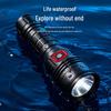SST40 High-Power LED Flashlight: USB Rechargeable, Waterproof Aluminum Alloy with 21700 Lithium Battery