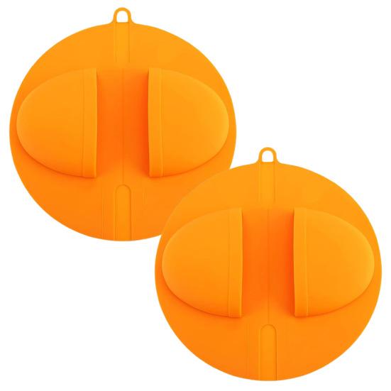 Grill Mitts Silicone Oven Gloves Heat Resistant Non-Slip Kitchen Mitts for Grilling Baking High Temp Protection BBQ Gloves