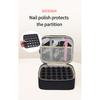 3 Layer Nail Polish Storage Bag Cosmetic Bag Portable Handbag for Women Travel Essential Oil Bag Nail Care Tool Storage Box