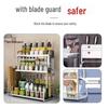 Stainless Steel Kitchen Storage Rack & Knife Holder Organizer