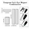 YIKOOLIN 8PCS Nail Magnet Tool Pen Super Long Magnetic Cat Eye Gel Polish Kit for DIY Nail Art At Home Salon Or Studio