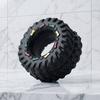 2Pcs Tire Shape Dog Noise Toy for Teeth Cleaning and Fresh Breath Bite-Resistant Chew Toy Interactive Anti-Stress Squeaky Dog Toy for Small To Medium