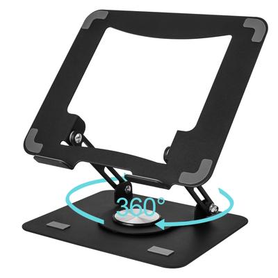 Suport pliabil pentru laptop cu unghi reglabil și ergonomic pentru căldură, îmbunătățește, ameliorează durerile de spate și este compatibil cu și mai mult suport, rotație 360°, înălțime, design,